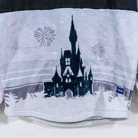 Walt Disney World Castle Sherpa Fleece Spirit Jersey Small Theme Park Cartoon - Picture 4 of 9